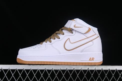 Nike Air Force 1 07 Mid White Yellow WP5623-833