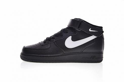 Nike Air Force 1 Mid Black Leather Pack 