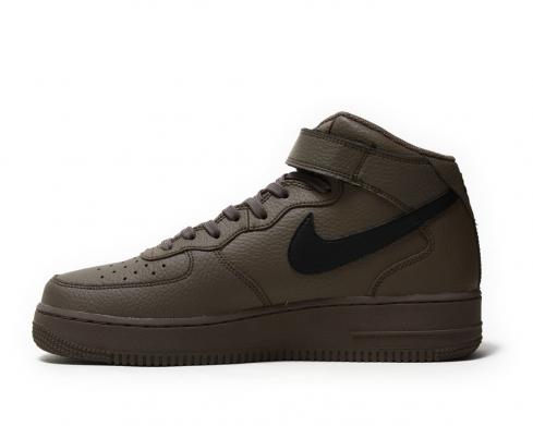 Nike Air Force 1 Mid Ridgerock Black Mens Running Shoes 315123-205