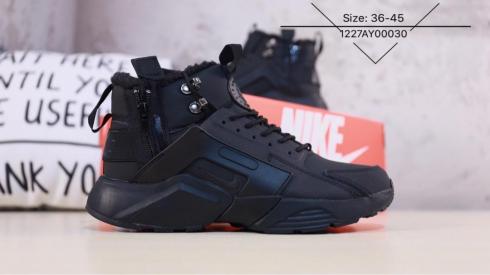 Botas Zapatillas Nike Air Huarache Acrnm Triple Black Sneakers - Sepsale