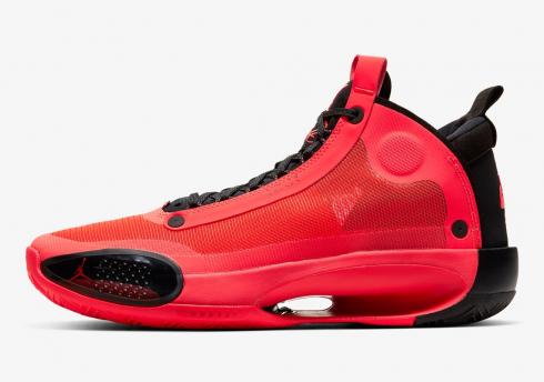 Air Jordan 34 PF Infrared 23 Black Red Basketball Shoes BQ3381-600