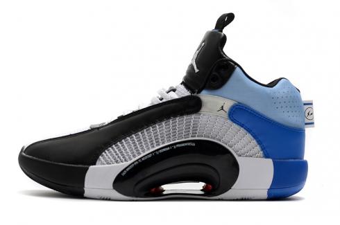 Newest Release Nike Air Jordan 35 Black White Blue DC1492-014 AJ35 Shoes