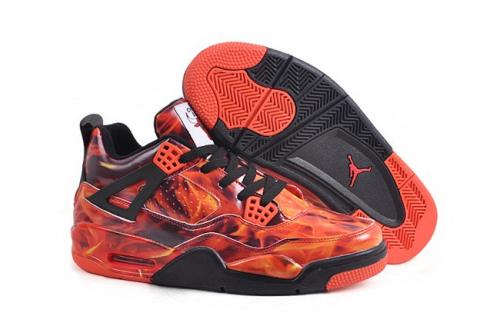 Nike Air Jordan 4 IV Retro Men Women Gs Shoes Patent Leather Fire 626970 040