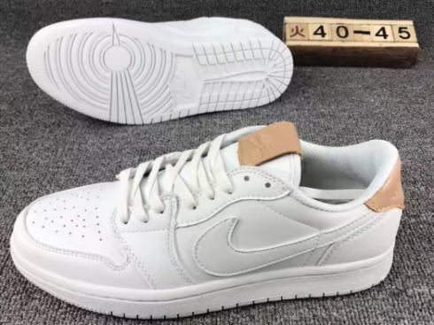 Nike Air Jordan 1 Retro Low OG PREM white Men Basketball Shoes 905136-100