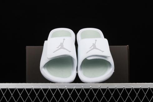 Nike Jordan Hydro 6 Slides White Grey 881473-100