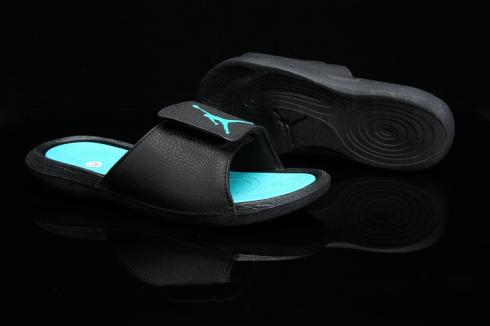 Nike Jordan Hydro 6 black green Women Sandal Slides Slippers 881474-022