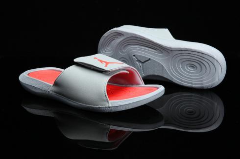 Nike Jordan Hydro 6 grey orange men Sandal Slides Slippers 881473-028