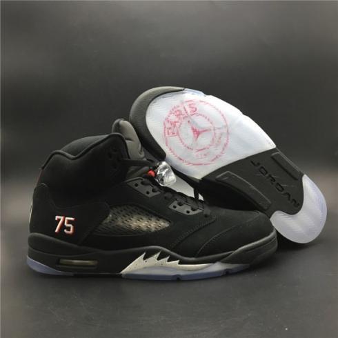 Nike Air Jordan 5 Retro Paris 75 FIFA AV9175-001 Black