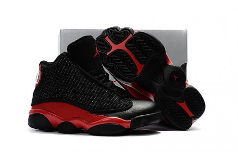 Nike Air Jordan 13 Kids Shoes Black Red New