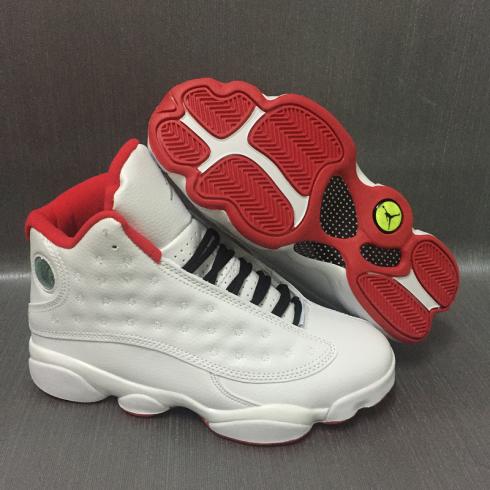 Nike Air Jordan XIII 13 Retro high white red Men Basketball Shoes