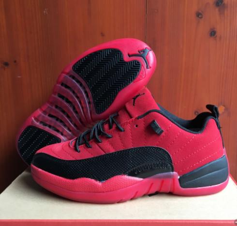 Nike Air Jordan XII 12 Retro low red black vifrification men Basketball Shoes