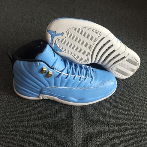 Nike Air Jordan XII 12 Retro Men Basketball Shoes Blue Grey