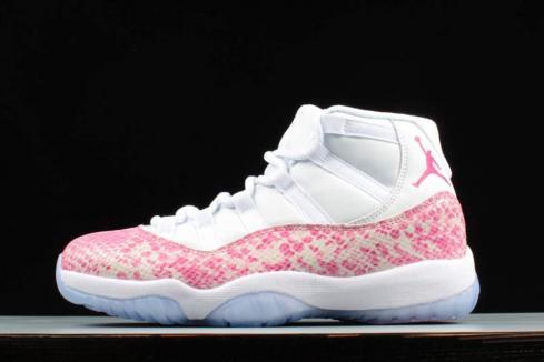 Nike Air Jordan 11 High Pink Snakeskin 
