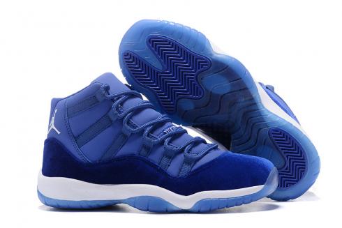 Nike Air Jordan XI 11 Royal Blue White Men Basketball Shoe