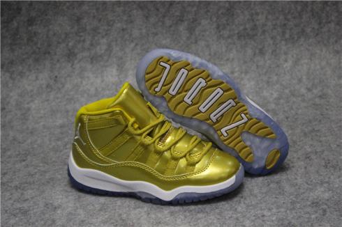 Nike Air Jordan XI 11 Retro Luxury gold Basketball Shoes