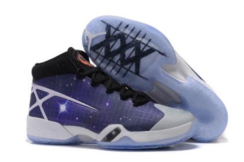 Nike Air Jordan XXX 30 Blue Purple Black Retro Mars Stars Men Shoes 811006