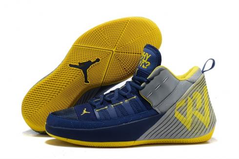 Nike Jordan Why Not Zer0.1 Chaos Westbrook Blue Yellow AA2510-111