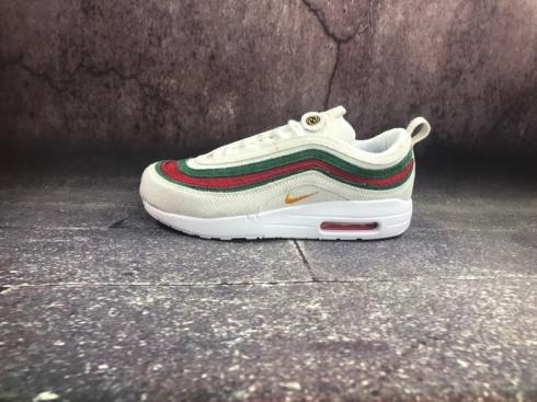 Nike Air Max 1 97 VF SW Seanwotherspoon White Green Red AJ4219-163