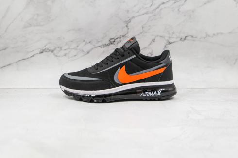 Nike Air Max 2015 Cool Grey Black Orange Shoes CN0135-008