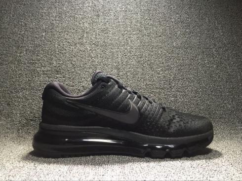 Nike Air Max 2017 Black Anthracite Womens Reflective Shoes 849560-004