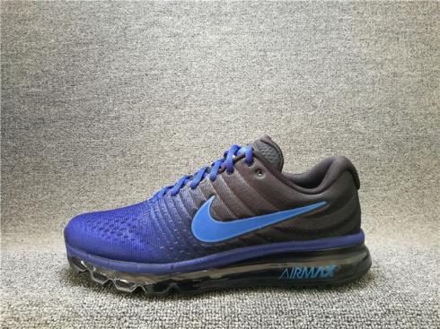 Nike Air Max 2017 Blue Anthracite Grey Mens Shoes 849559-401