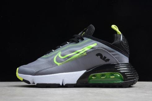 Nike Air Max 2090 Silver Grey Black Fluorescent Green CT7698 011 For Sale
