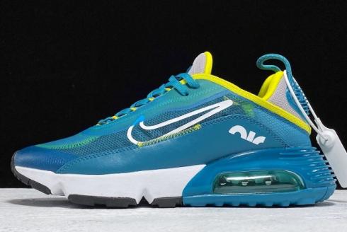 Nike Air Max 2090 Teal Bule Yellow White Mens and Womens Size CD4365 005