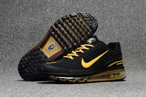 Nike Air Max 360 KPU Running Shoes Men Black Gold 310908-009