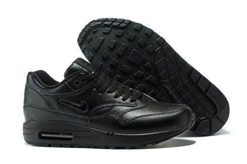 Nike Air Max 1 Master Running Men Shoes All Black 875844