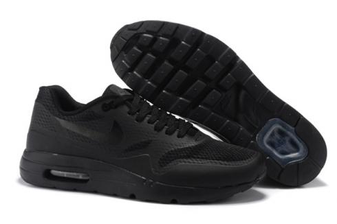 Nike Air Max 1 Ultra Essential Triple Black Men Women Running Shoes 819476-001