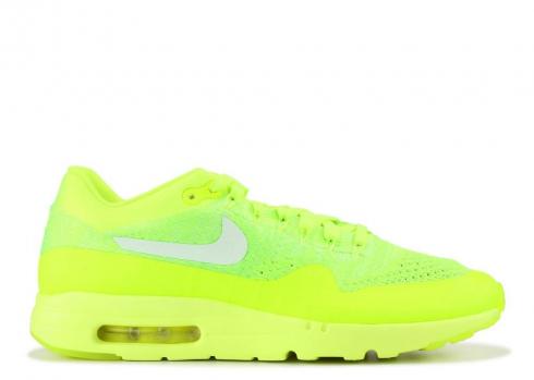 Nike Air Max 1 Ultra Flyknit Volt White Green Electric 843384-701
