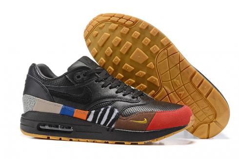 Nike Air Max 87 Colorful Orange Black Red Green Leopard Blue Yellow Unisex Running Shoes