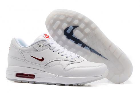 Nike Air Max 87 Running Shoes Unisex White All Red