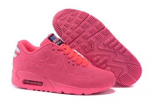 Nike Air Max 90 VT USA Independance Day Women Shoes Watermelon Red Dot 472489-072