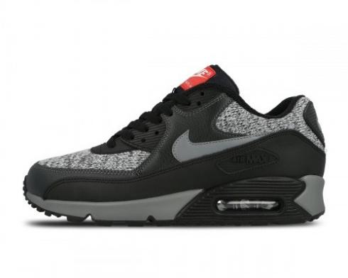 Air Max 90 Essential Black Cool Grey Anthracite University Red 537384-065