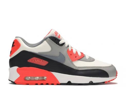 Nike Air Max 90 Ultra Gs Infrared White Grey Cool 833412-102