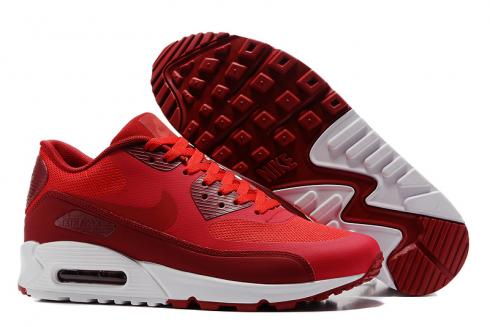 Nike Air Max 90 Ultra 2.0 Essential Red White Men Running Shoes 875695-600