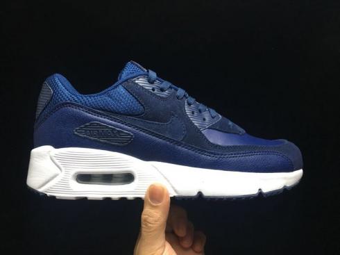 Nike Air Max 90 Ultra 2.0 LTR Navy Blue White Sneakers 924447-400 ...