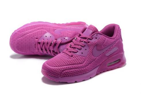 Womens Nike Air Max 90 Ultra BR Breathe Shoes Hyper Violet Purple 725061-500