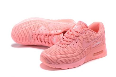 Womens Nike Air Max 90 Ultra BR Breathe Shoes Pink Blast 725061-600