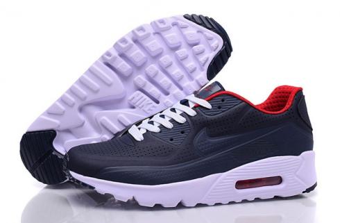 Nike Air Max 90 Ultra Moire Men Shoes Midnight Navy White Red 819477-400