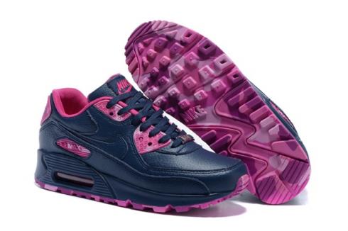 Nike Air Max 90 QS Womens Womens Shoes Dark Blue Purple Rose 813150-104
