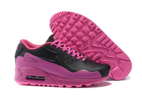 Nike Air Max 90 VT QS Womens Women GS Running Shoes Black Purple Red 813153-109