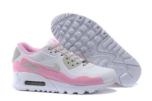 Nike Air Max 90 VT QS Womens Women GS Running Shoes White Pink Metallic Silver 813153-107