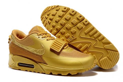 Nike Air Max 90 Air Yeezy 2 SP Casual Shoes Lifestyle Sneakers Metallic Gold 508214-607