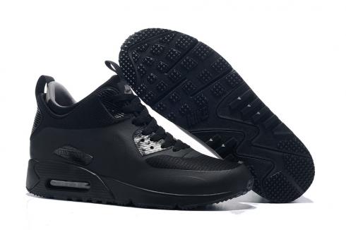 Nike Air Max 90 Mid WNTR Men Black Running Shoe 806808-002