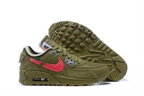 Off White X Nike Air Max 90 The 10 Army Green OW AA7293-201