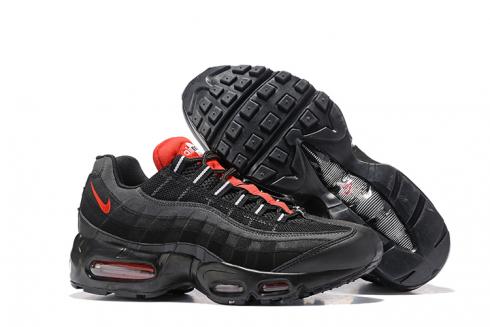 Nike Air Max 95 Pure Black Red Men Running Shoes Sneakers Trainers 749766-016