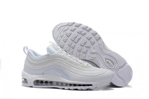 Nike Air Max 97 Pure White Silver Men Running Shoes Sneakers Trainers 312641-004