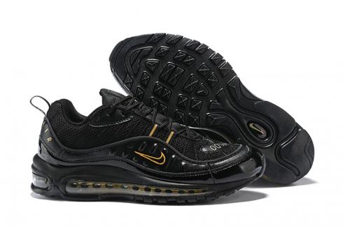 Nike Air Max 98 Unisex Running Shoes Black Gold